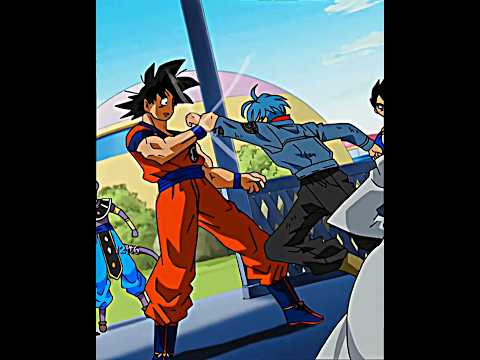 Trunks Try To Punch Goku Dragon Ball Super Trolledit Shorts Skulledit