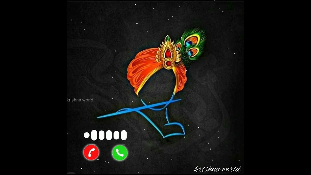 new krishna flute ringtone 💞😍 shree krishna bansuri status OMG