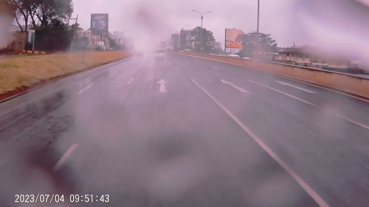 Riding in The Rain Wayaki Way.