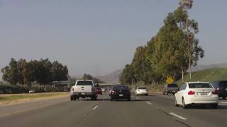 Driving from Laguna Beach on a Toll Road 133
