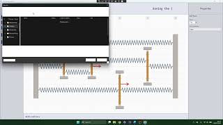 FEM Spring System with C#