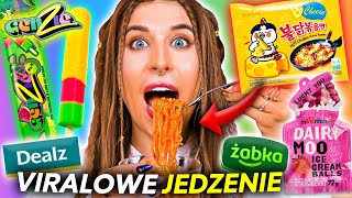 Lody GENZIE, koreański ramen - TESTUJĘ VIRALOWE JEDZENIE Z MARKETÓW! | Agnieszka Grzelak Vlog