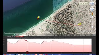 قياس المسافة والارتفاع بين نقطتين على قوقل ايرث م/ ايراهيم عرايى