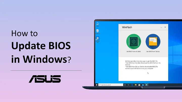 How to Update Notebook BIOS in Windows?  | ASUS SUPPORT