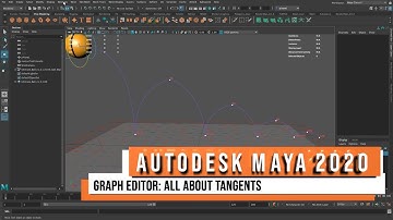 Autodesk Maya 2020 - Graph Editor: All About Tangents