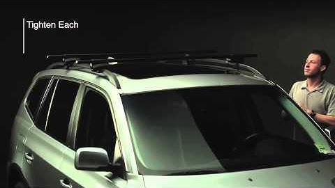 Thule 450 Crossroad Roof Rack for Raised Side Rail Vehicles - Demonstration Video