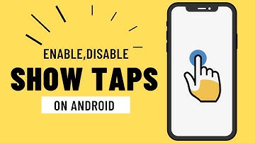 How to Enable or Disable Show Taps on Android✅