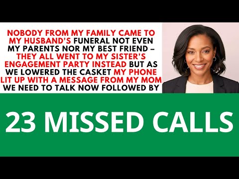 Nobody From My Family Came To My Husband S Funeral Not Even My Parents Nor My Best Friend They