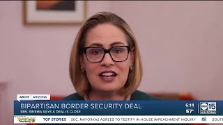 Senator Sinema says border security deal coming ‘very soon’