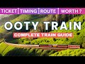OOTY TRAIN JOURNEY - Bangalore To Ooty By Train || Mettupalayam To OOTY TRAIN || OOTY Toy Train