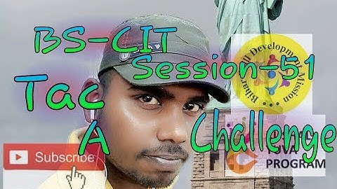 BS-CIT Session - 51 Take A challenge. Kushal Yuva Programe KYP