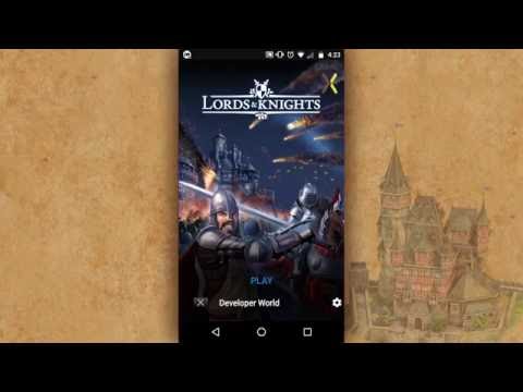 【Lords & Knights - X-Mas】新Android版UIの主な変更点と城管理・部隊派遣の手順