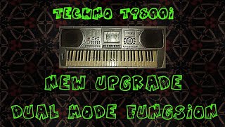 Keyboard techno t9800i oprek dualmode serasa punya 2 keyboard