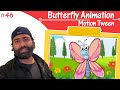 How To Animate Butterfly! ll Scene Animation EP- 7 ll Adobe Animate