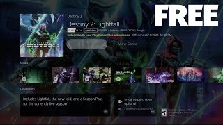 How to Download: Destiny 2: Lightfall for FREE on PS5 | PS4 | PS Plus | PlayStation