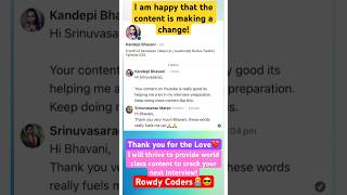 Thank You Rowdy Coders Your Love Will Fuel This Channel