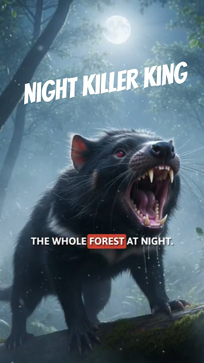 Tasmanian Devil β The Smallest But Fiercest Predator on Earth!  #animals