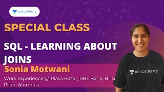SQL - Learning About Joins | Special Class | Sonia Motwani