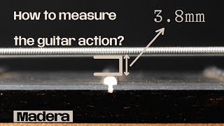 What is the correct action for a classical guitar? Learn here how to measure it easily