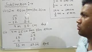 Ch.02 long and short   subtraction with cm & m
