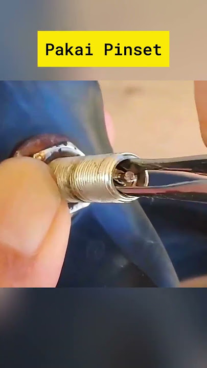 Cara Buka Pentil Ban Motor Pakai Pinset #tutorial #idekreatifdaribarangbekas #diy #tipsandtricks