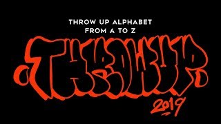 Throw Ups Alphabet From A To Z
