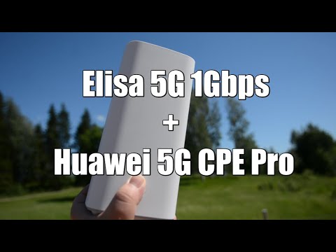 Huawei 5G CPE Pro + Elisa 1000Mbit/s 5G Liittymä