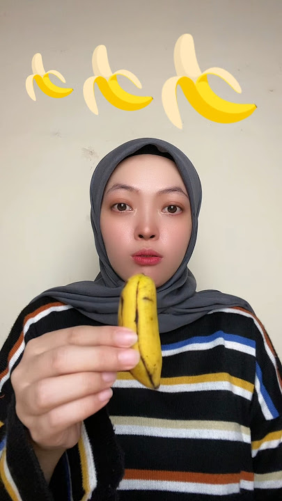 Makan pisang kecil, sedang, besar #mukbang #pisang