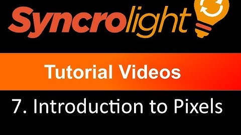 Tutorial 7 -  Pixels Introduction