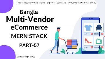 Multi vendor ecommerce MERN Stack [bangla]  stripe shopping card page design tailwindcss #57