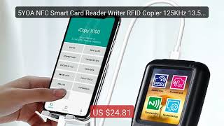 5YOA NFC Smart Card Reader Writer RFID Copier 125KHz 13.56MHz ... — Hot Deal 2026 | Limited Offer!