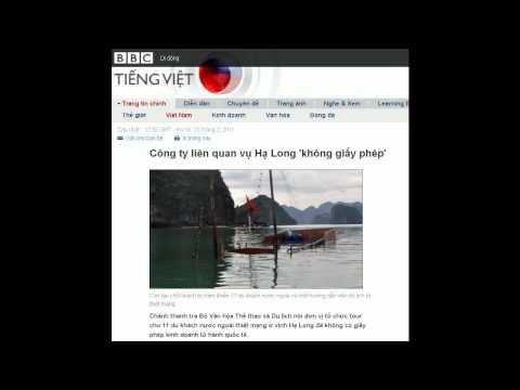 23-02-2011 - BBC Vietnamese - Cng ty lin quan v H Long 'khng giy php'