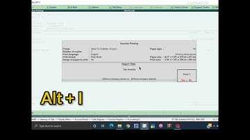 How to enable Print preview in tally ERP 9. #shorts