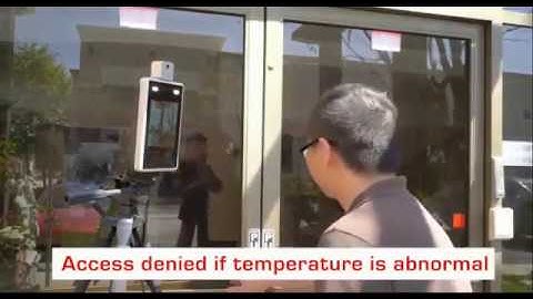 Turnstiles integrated + Facial recognition + Temperature detect system