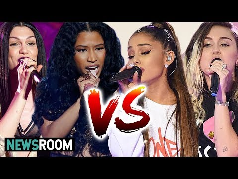 Nicki Minaj & Jessie J VS. Ariana Grande & Miley Cyrus - Who Had The Most ICONIC Collaboration?