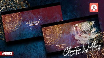 how to make cinematic wedding invitation video for whatsapp | kinemaster tutorial | kine editing11