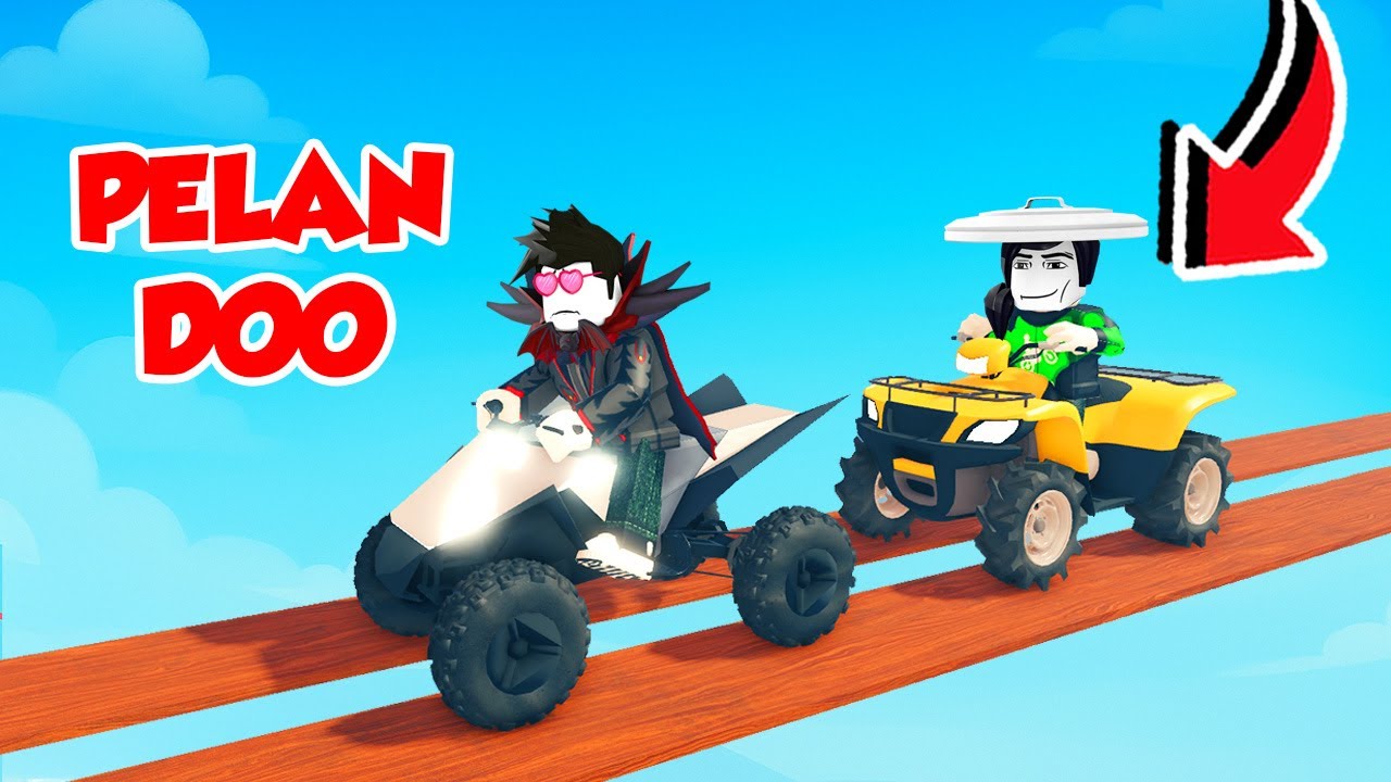 KITA LEWATIN JALUR MEMATIKAN TAPI NGAKAK NAIK ATV DI ROBLOX!!!!😱💀