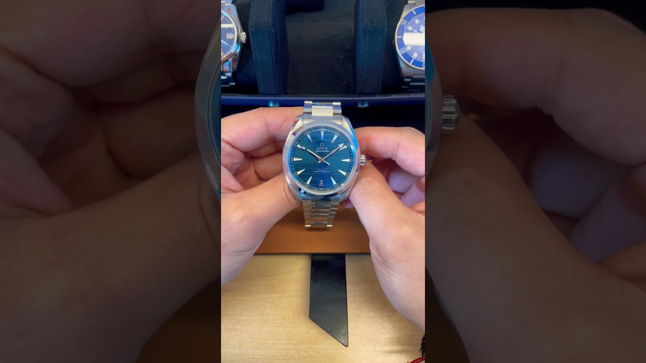 Omega Aqua Terra Blue Dial