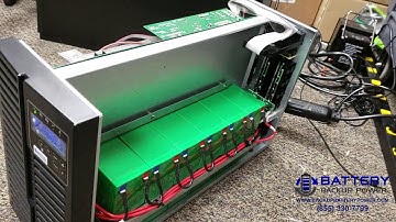 3kVA/2,700 Watt Battery Backup UPS LiFePO4 Battery Upgrade