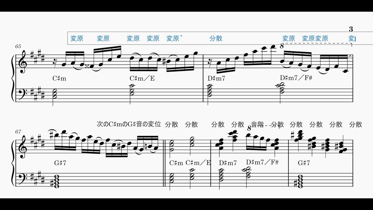 音楽講座第二回その4 「ショパン／雨だれの曲と幻想即興曲の作曲技法の