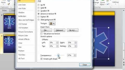 Making an Image or Photo Transparent in PowerPoint
