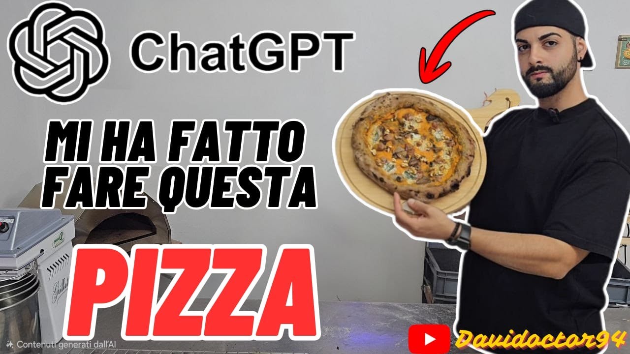 Ho fatto la PIZZA con l’Intelligenza Artificiale (ChatGPT decide tutto!)