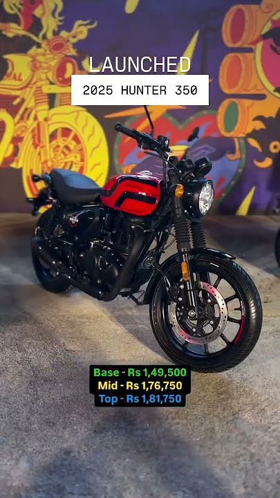 2025 Royal Enfield Hunter 350 launched - starting at Rs 1.49 lakh
