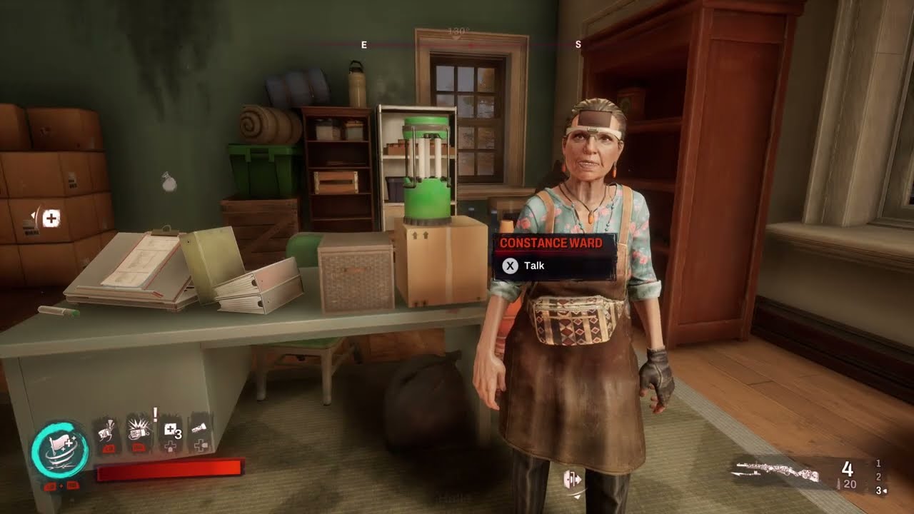 Redfall - New Faces: Talk To Rebecca Mitchell, Nurse Lawrence Tran and Constance Ward Gameplay XSX