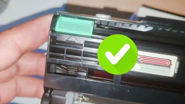 Brother-printer zegt: "Drum! Schuif het groene lipje op de drumeenheid" - Eenvoudige handleiding