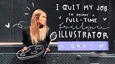How To Get Started As A Freelance Illustrator Youtube
