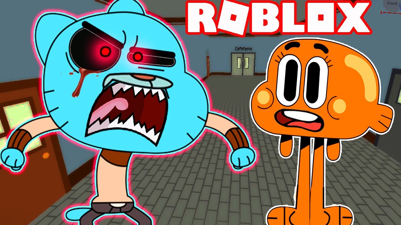 Gumball Gets Crazy Roblox Youtube - crazy evil roblox