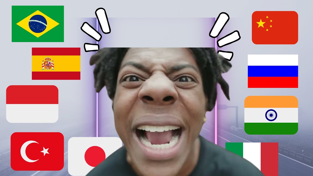 iShowSpeed in different languages meme - YouTube