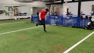 Lateral Hurdle Hop to Lateral Bound