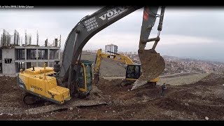 Cat 320 DL ve Volvo 290 BLC Birlikte Çalışıyor